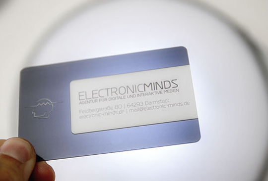 Post image for Electronic Minds’ Plastic Business Card